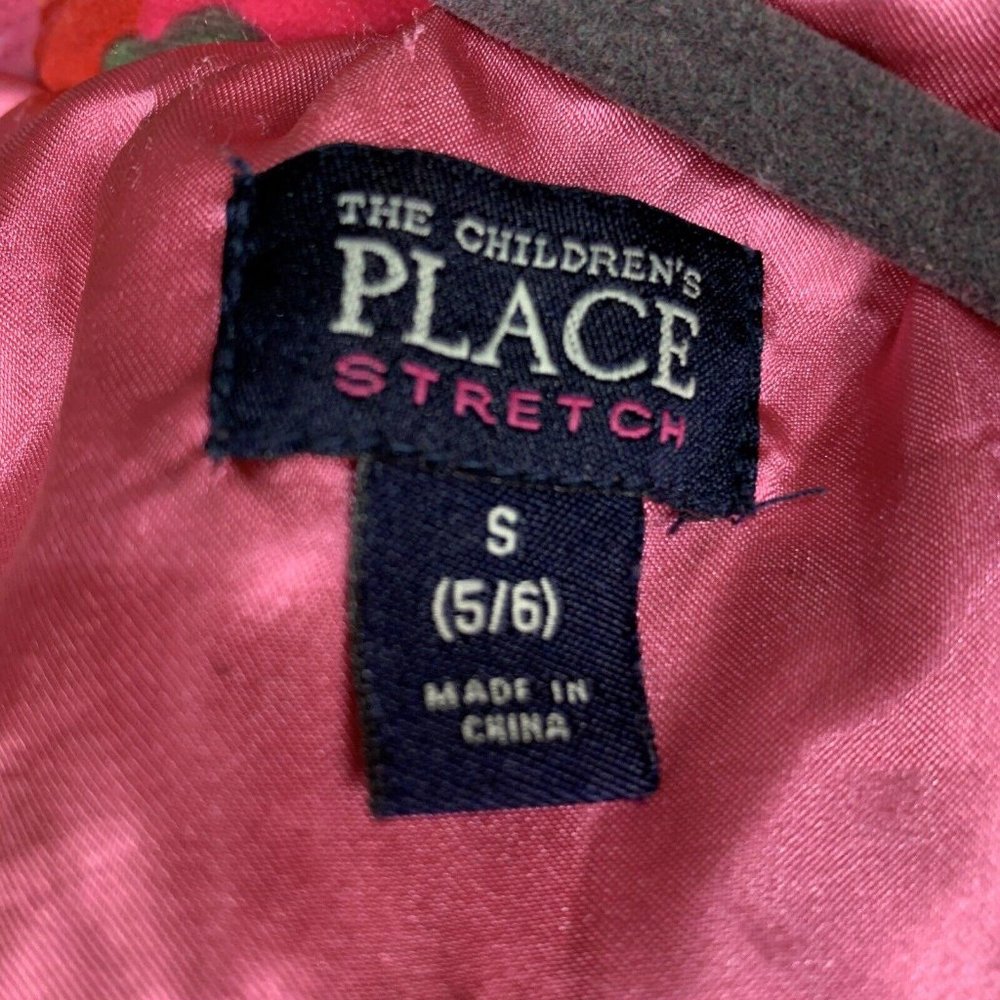 Childrens Place Pink  Floral Retro Jacket  -21 - Picture 3 of 10